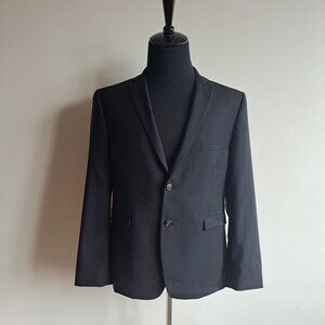 New Abito Men's Black Suit Blazer Size 42S / Pants Size 32